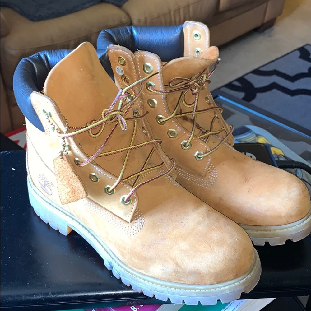 Timberland (leather) Boots Color Wheat Nubuck